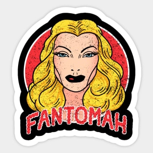 Fantomah Front & Back Design Sticker